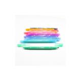 Tombow - TwinTone Pastels marcador 12 pieza(s) Punta redonda/fina Negro, Azul, Marrón, Cian, Verde, Naranja, Rosa, Rojo, Violeta
