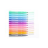 Tombow - TwinTone Pastels marcador 12 pieza(s) Punta redonda/fina Negro, Azul, Marrón, Cian, Verde, Naranja, Rosa, Rojo, Violeta