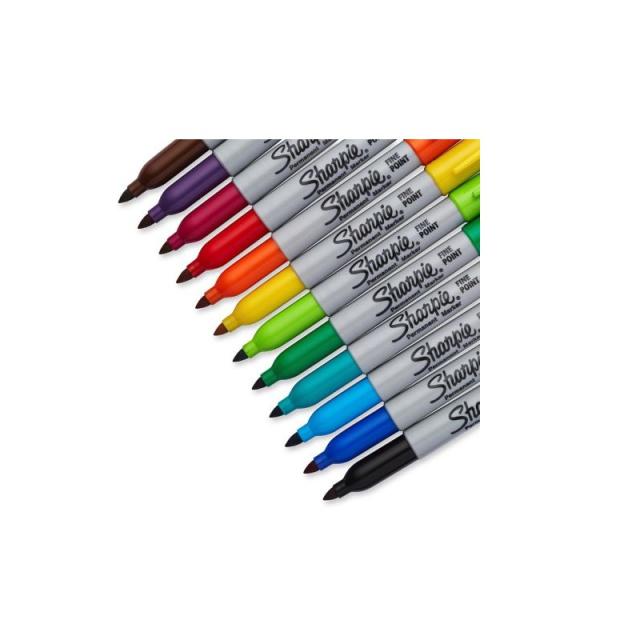 Sharpie - Fine marcador 28 pieza(s) Punta fina Multicolor