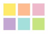 Staedtler - 364 C marcador 6 pieza(s) Punta de cincel Cal, Menta, Melocotón, Rosa, Violeta, Amarillo