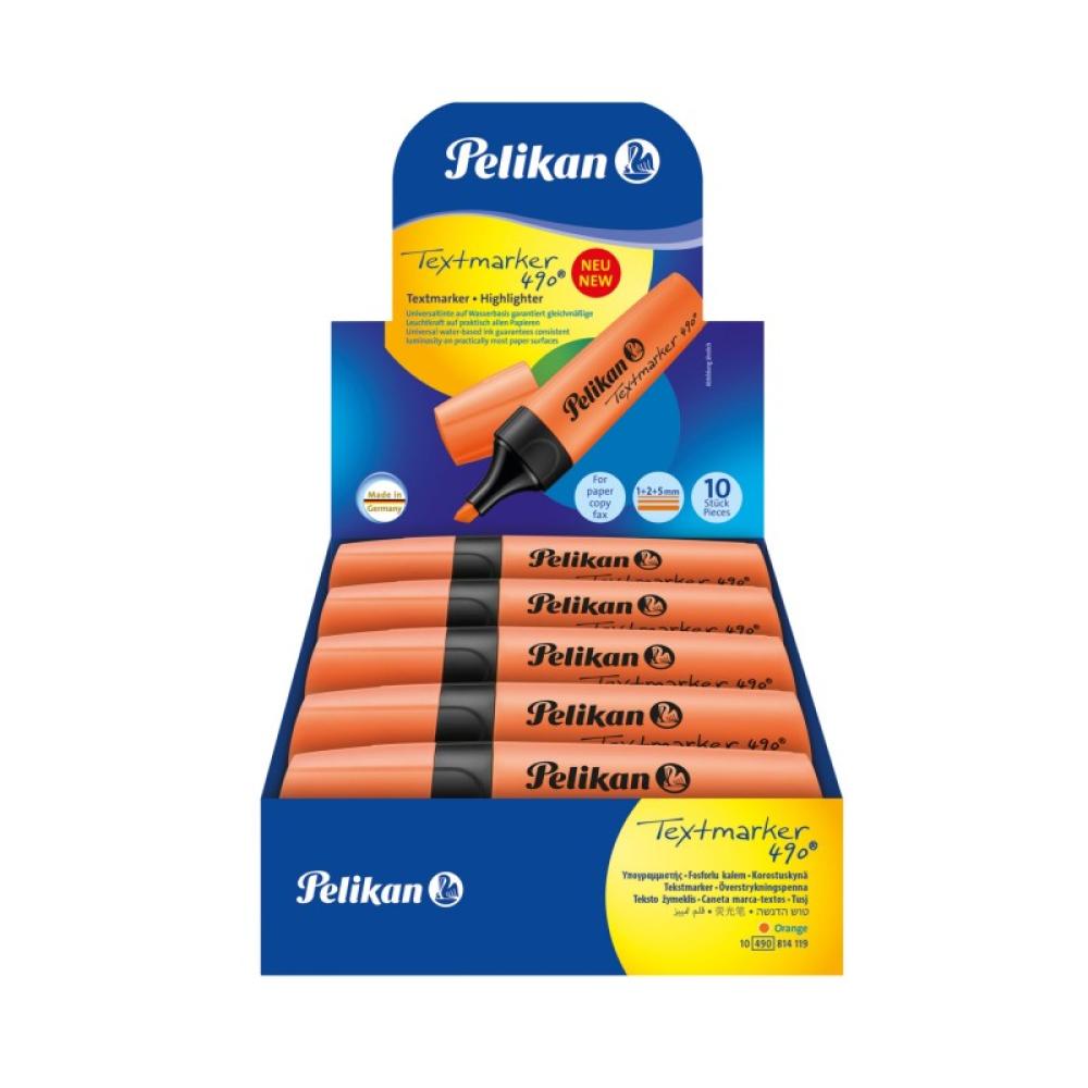 Pelikan - Textmarker 490 marcador 1 pieza(s) Naranja