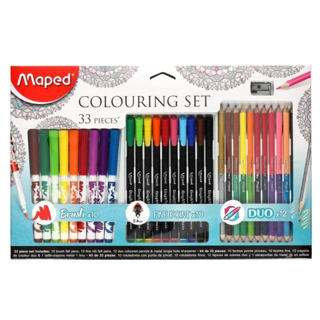 Maped - Set 33 marcador 10 pieza(s) Surtido Multicolor