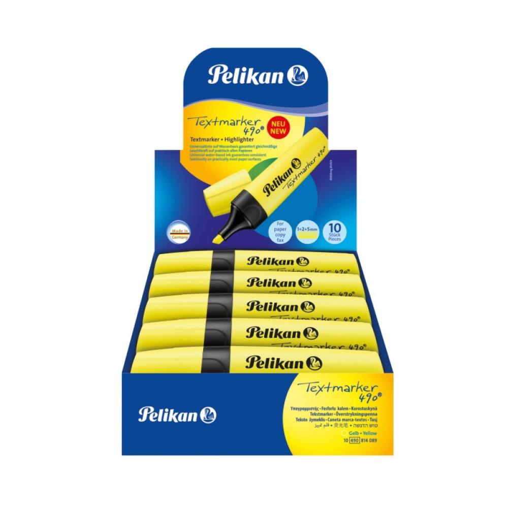 Pelikan - 490 Textmarker marcador 1 pieza(s) Amarillo