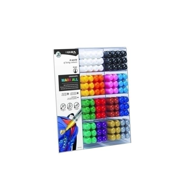 Lyra - Mark All marcador 192 pieza(s) Punta redonda Colores surtidos