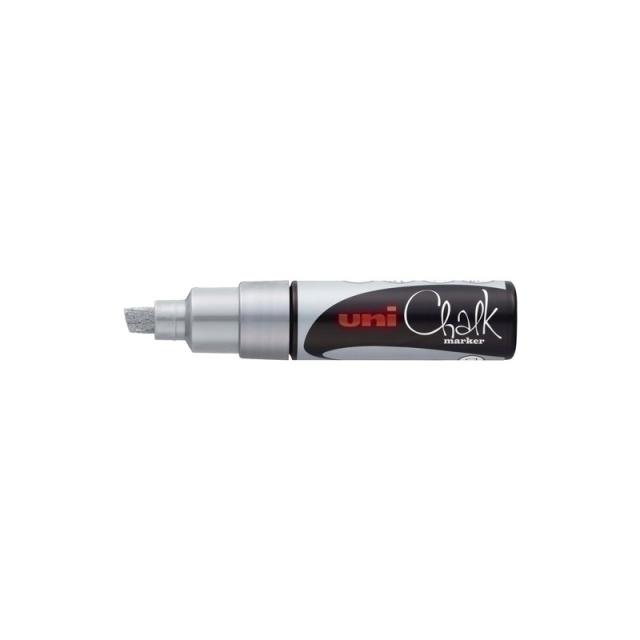 Uni-Ball - ROTUL.UNIBALL CHALK MARKER PWE-8K PLATA