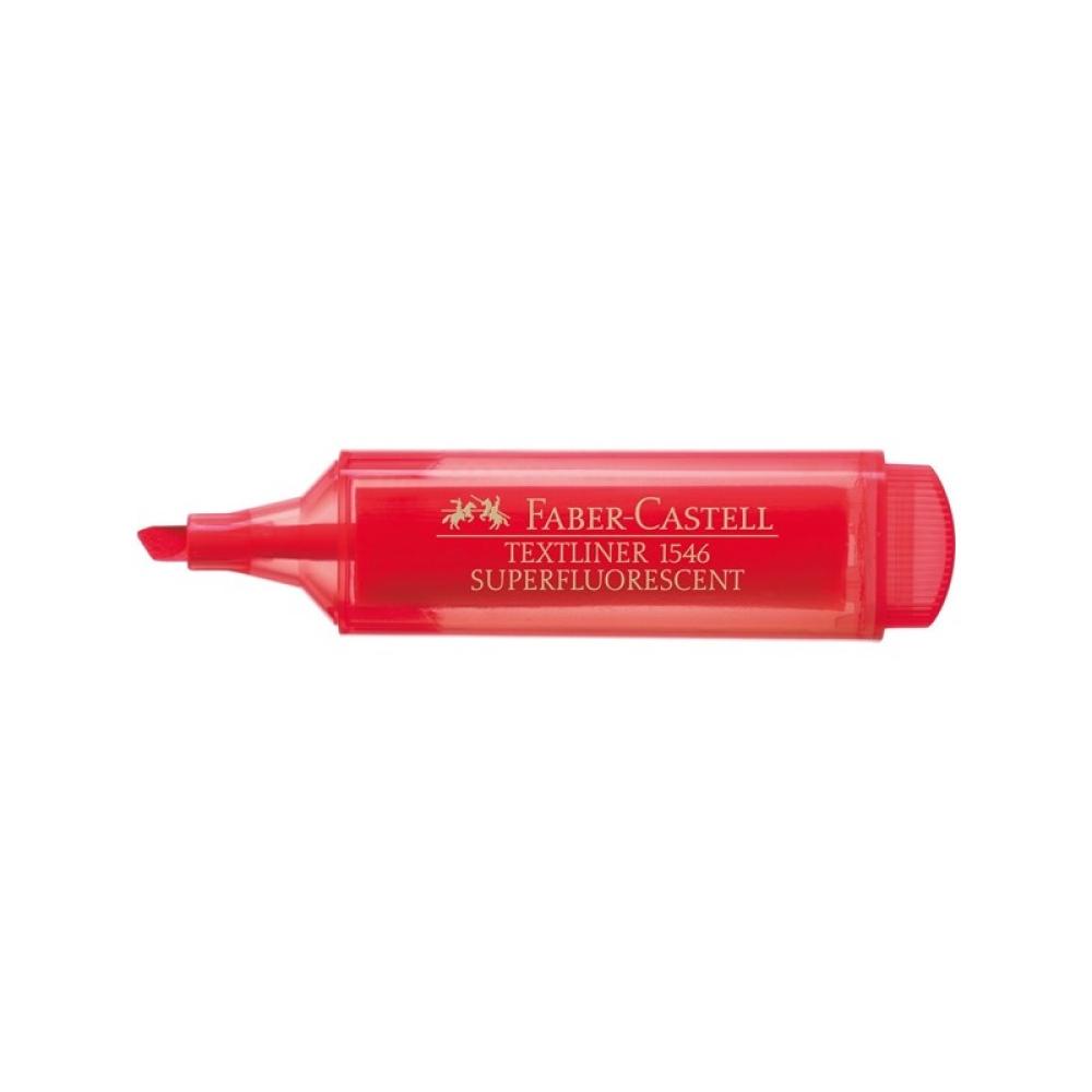 Faber-Castell - TEXTLINER 1546 marcador 1 pieza(s) Punta de cincel/fina Rojo