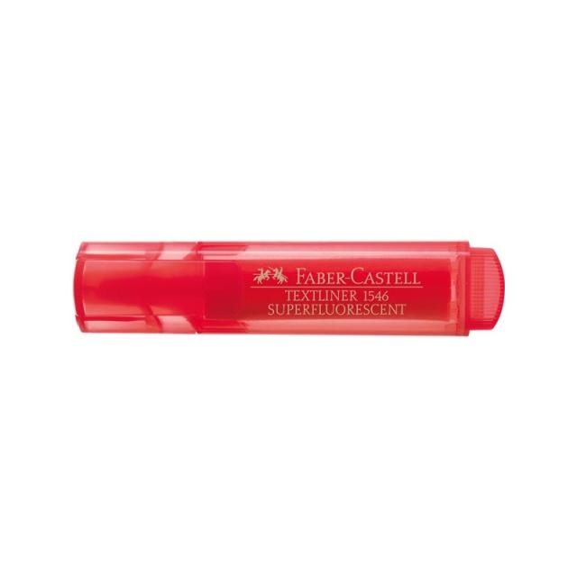 Faber-Castell - TEXTLINER 1546 marcador 1 pieza(s) Punta de cincel/fina Rojo