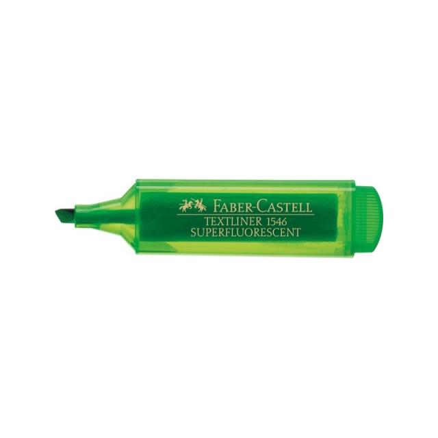 Faber-Castell - TEXTLINER 1546 marcador 1 pieza(s) Punta de cincel/fina Verde claro