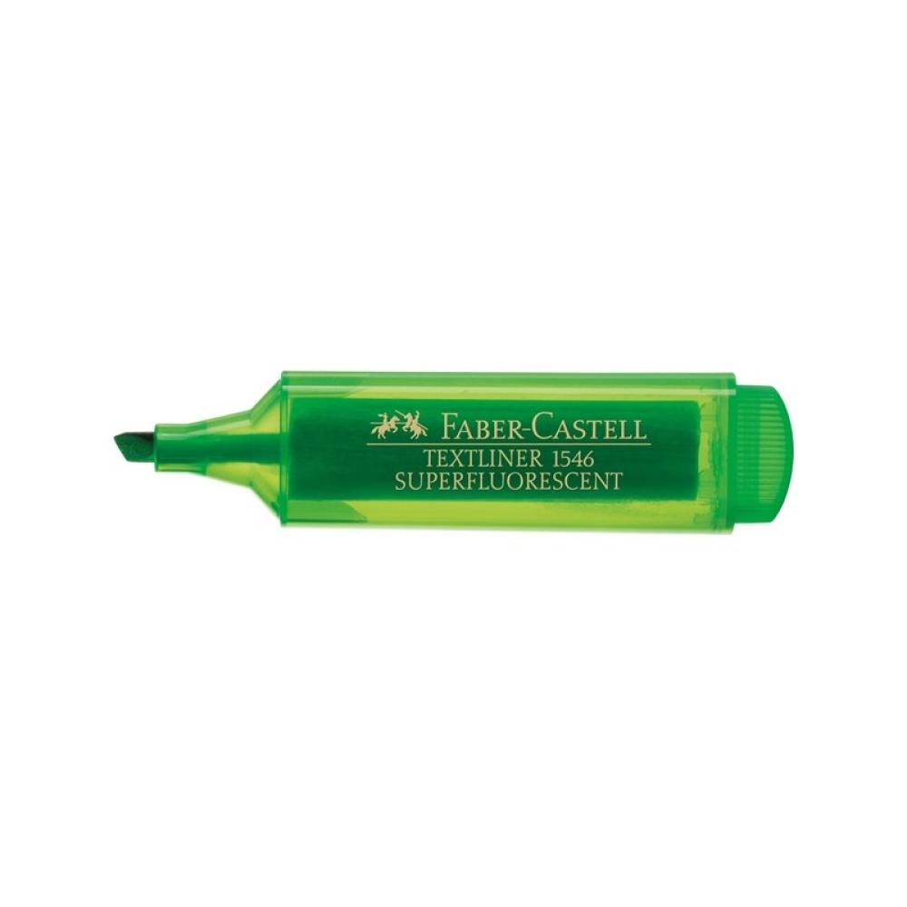 Faber-Castell - TEXTLINER 1546 marcador 1 pieza(s) Punta de cincel/fina Verde claro