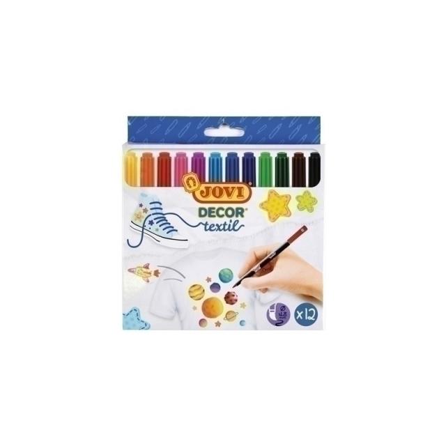 Jovi - ROTUL.JOVI DECOR TEXTIL ESTUCHE 12 - Pack de 5 unidades