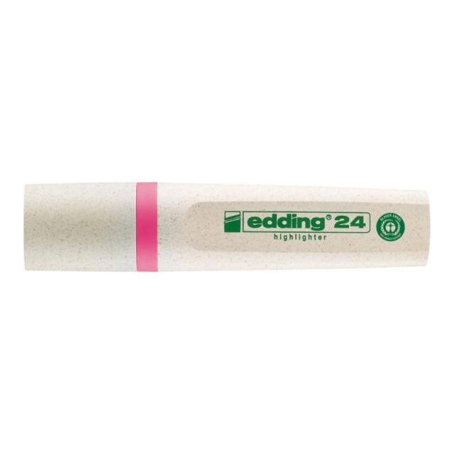 Edding - 24 EcoLine marcador 1 pieza(s) Punta de cincel Rosa