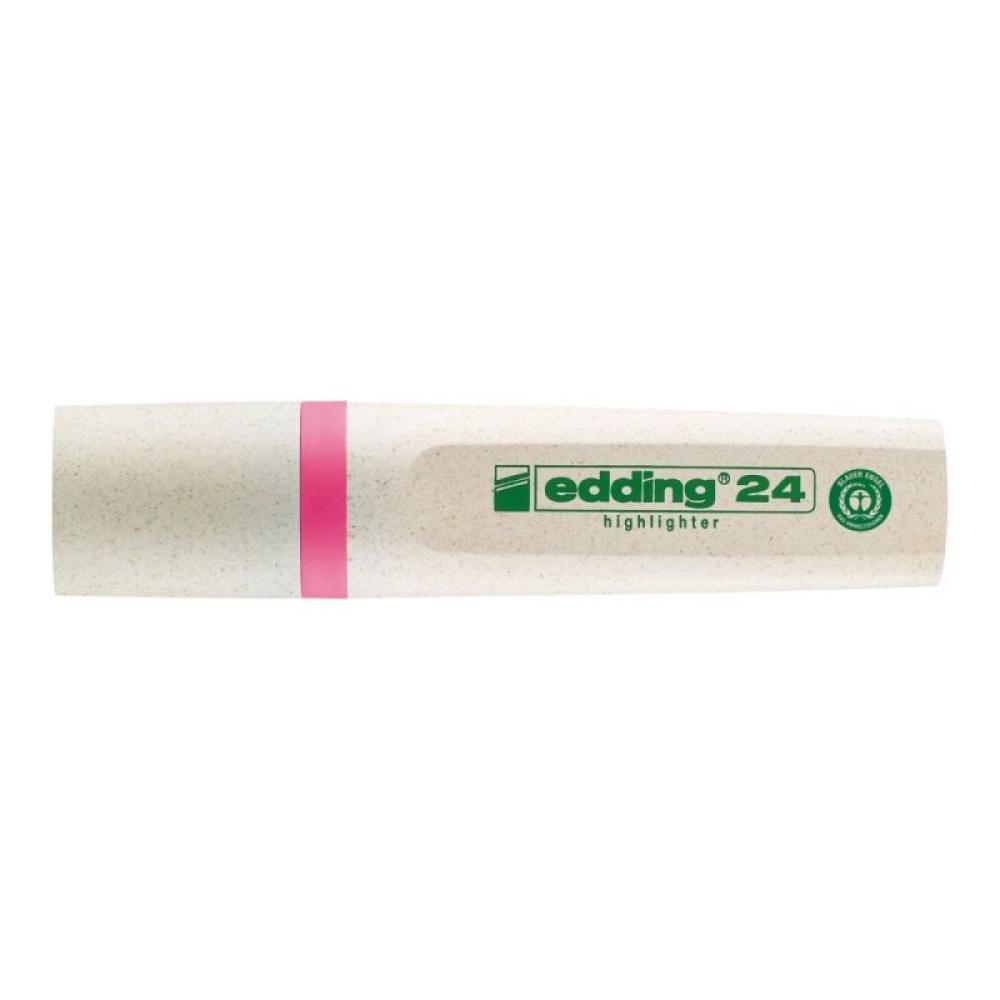 Edding - 24 EcoLine marcador 1 pieza(s) Punta de cincel Rosa