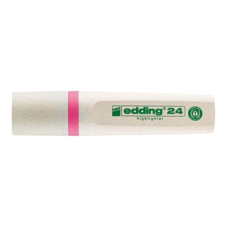 Edding - 24 EcoLine marcador 1 pieza(s) Punta de cincel Rosa