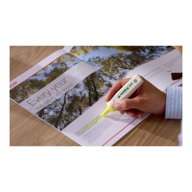 Edding - 24 EcoLine marcador 1 pieza(s) Punta de cincel Rosa