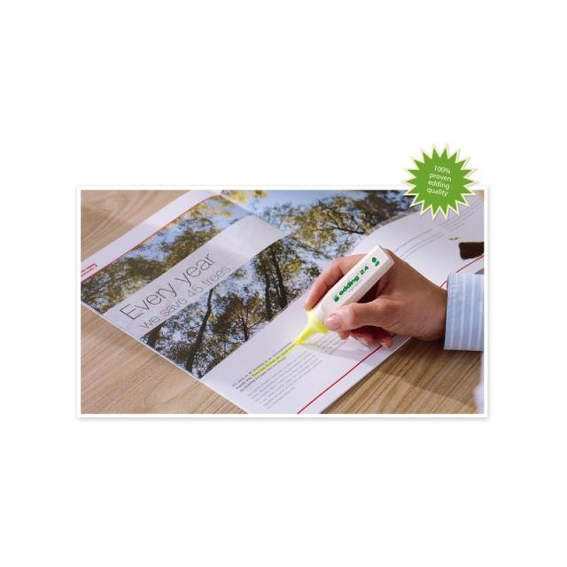 Edding - EcoLine 24 marcador 10 pieza(s) Punta de cincel Verde