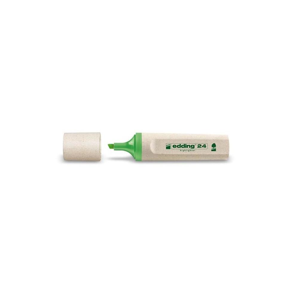 Edding - EcoLine 24 marcador 10 pieza(s) Punta de cincel Verde