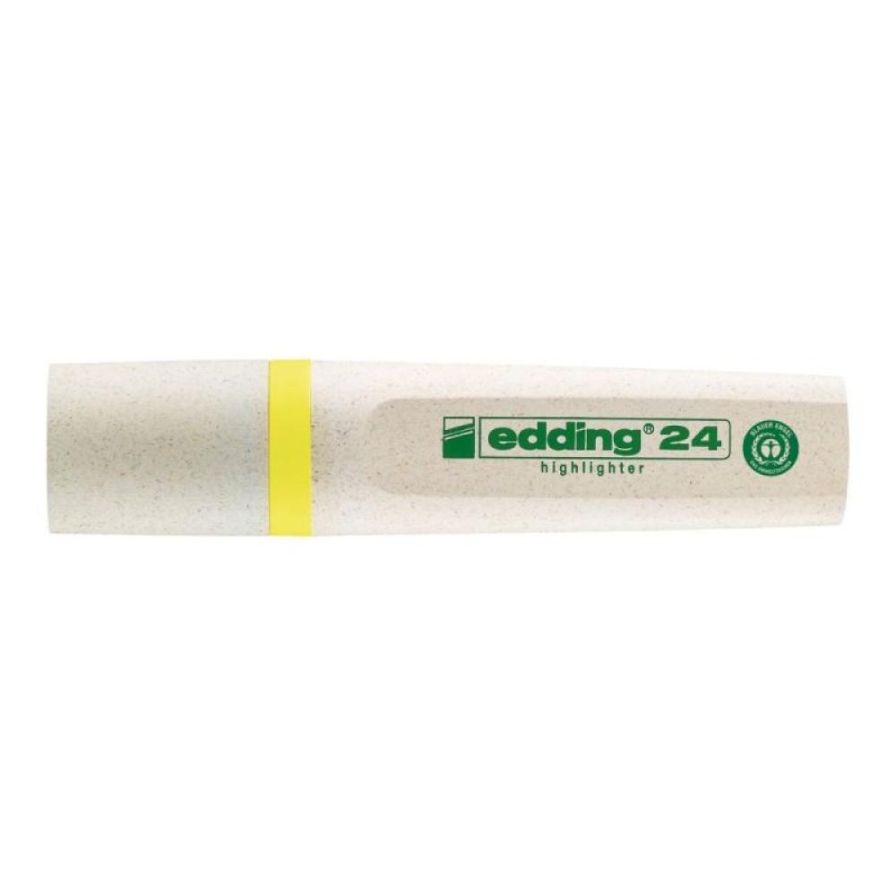 Edding - 24 EcoLine marcador 1 pieza(s) Punta de cincel Amarillo