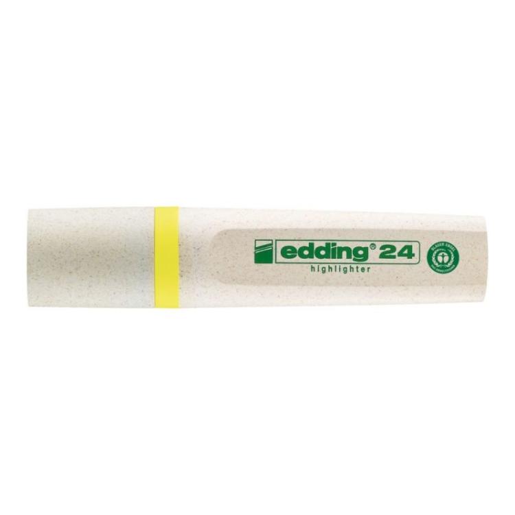 Edding - 24 EcoLine marcador 1 pieza(s) Punta de cincel Amarillo