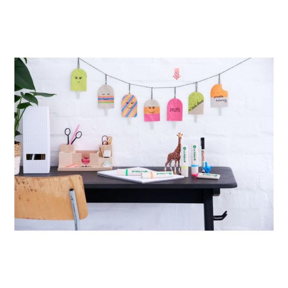 Edding - 24 EcoLine marcador 1 pieza(s) Punta de cincel Amarillo