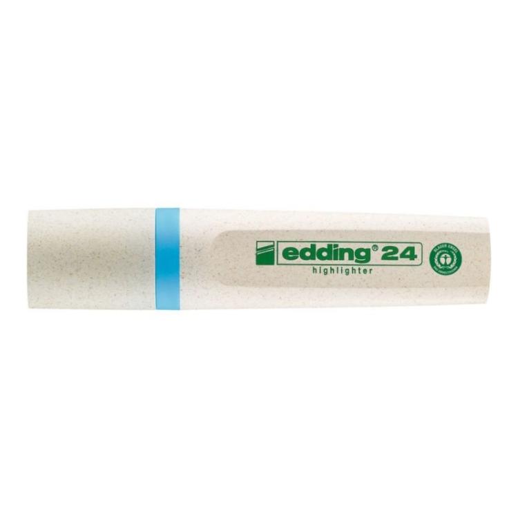 Edding - 24 EcoLine marcador 1 pieza(s) Punta de cincel Azul