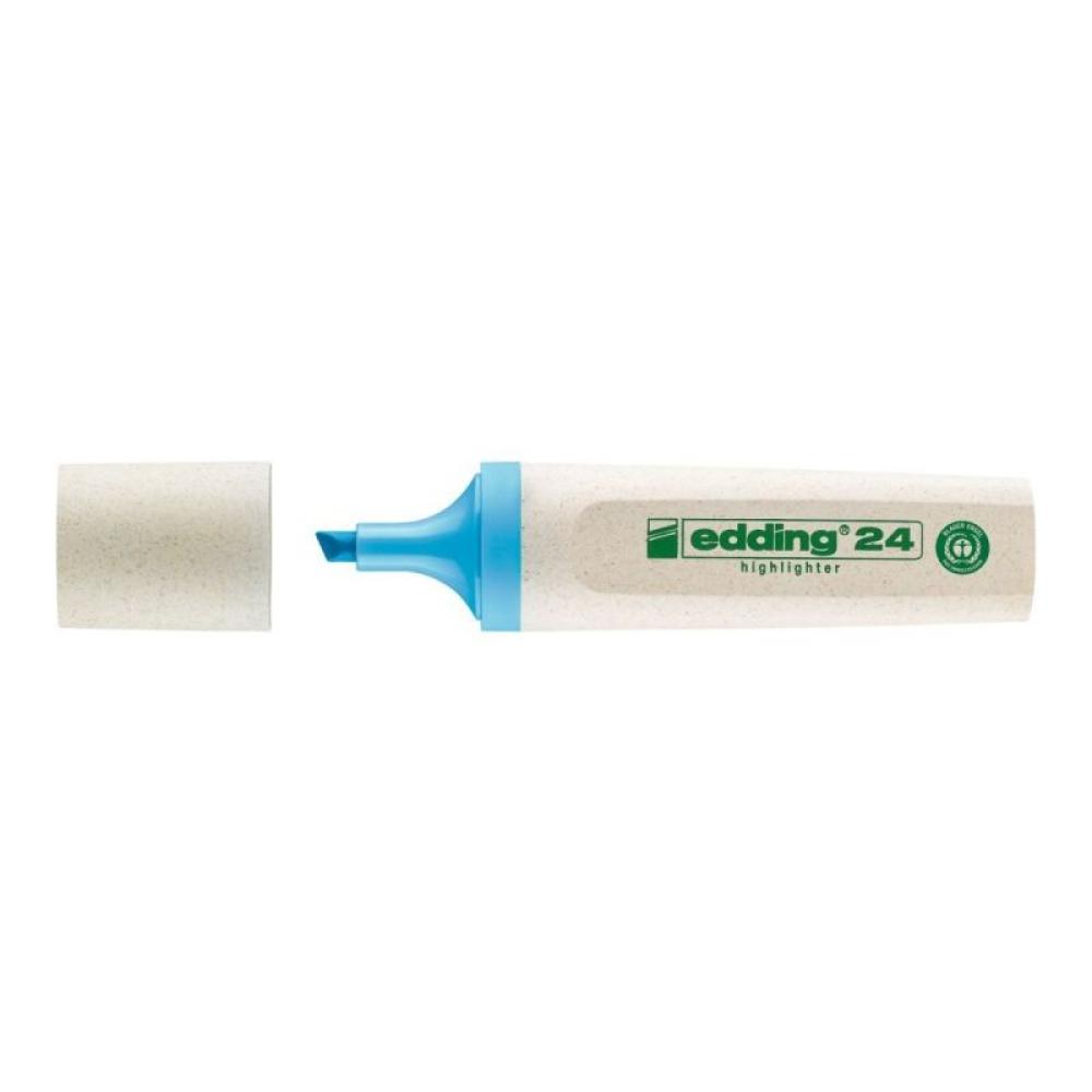 Edding - 24 EcoLine marcador 1 pieza(s) Punta de cincel Azul