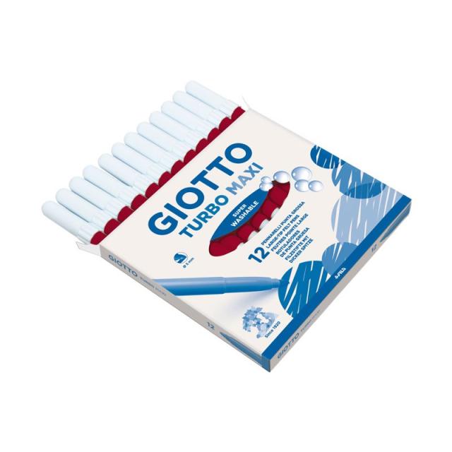 Giotto - F456012 marcador 12 pieza(s) Rojo