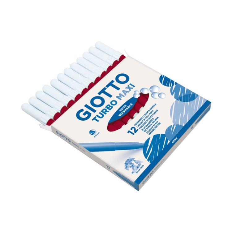 Giotto - F456012 marcador 12 pieza(s) Rojo