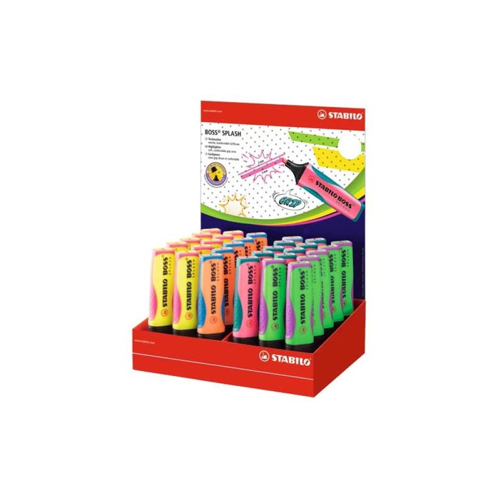 STABILO - EXP. 30 MARC. FLUOR STABILO BOSS SPLASH