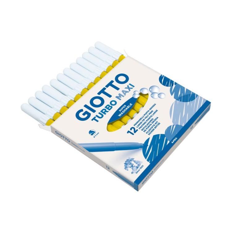 Giotto - F456003 marcador 12 pieza(s) Amarillo
