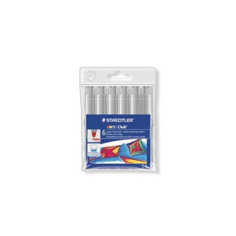 Staedtler - Noris Club marcador 6 pieza(s) Gris