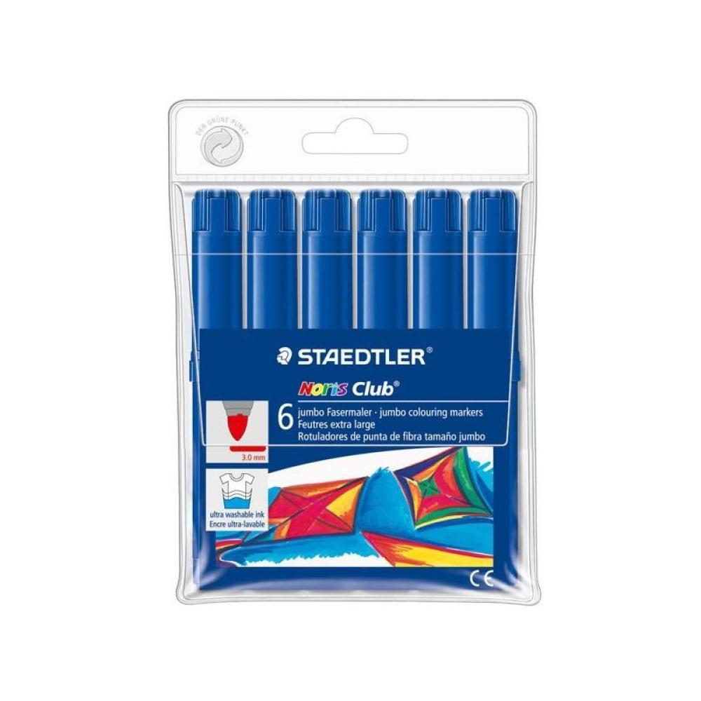 Staedtler - Noris Club marcador 6 pieza(s) Azul - 340 WP6-3
