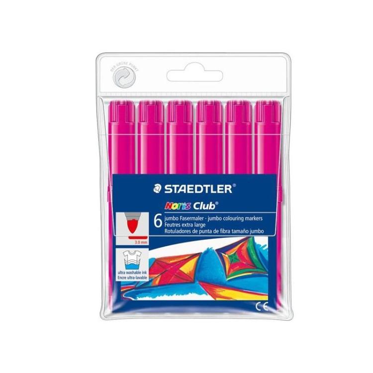 Staedtler - Noris Club marcador 6 pieza(s) Rosa