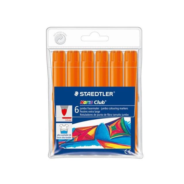 Staedtler - Noris Club marcador 6 pieza(s) Naranja