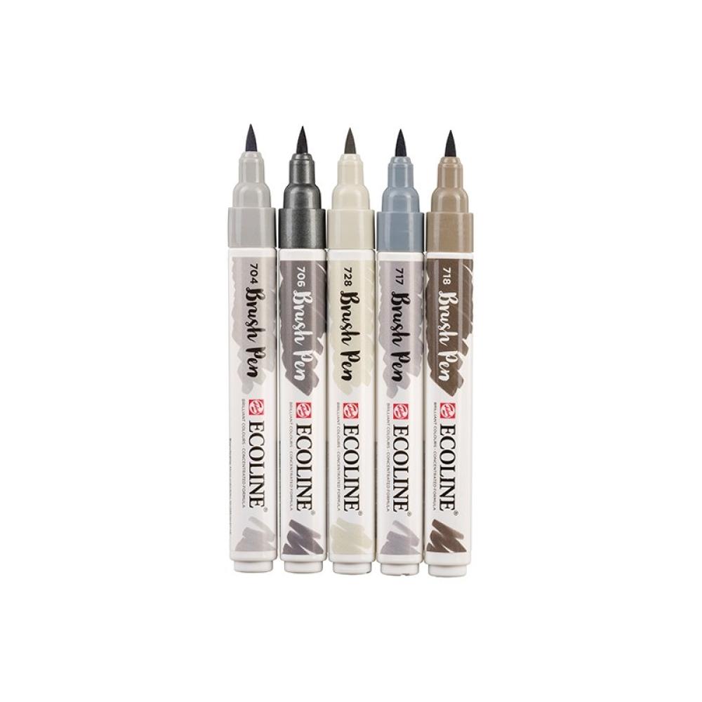 Talens - 11509907 marcador 5 pieza(s) Gris