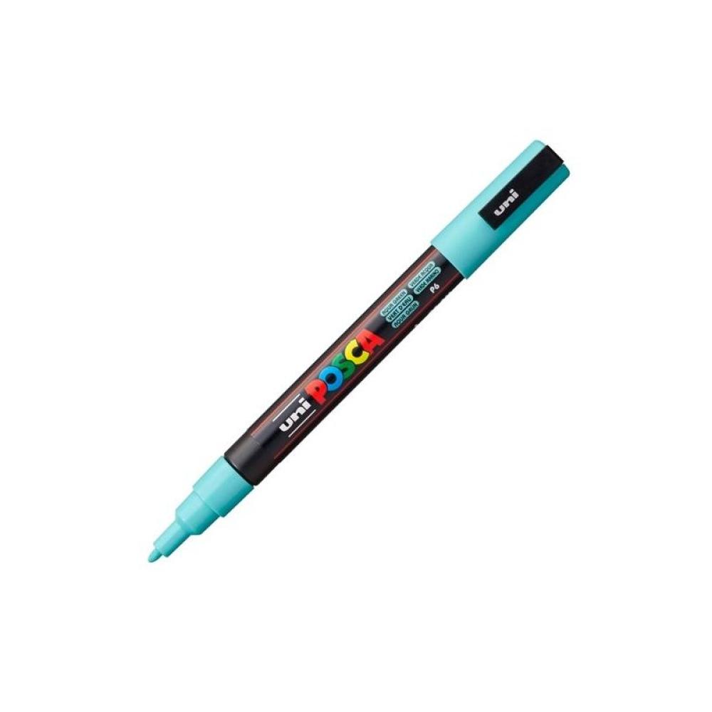 Uni-Ball - UNIBALL MARCADOR POSCA PC-3M PUNTA CÓNICA 0,9 - 1,3 MM VERDE MARINO