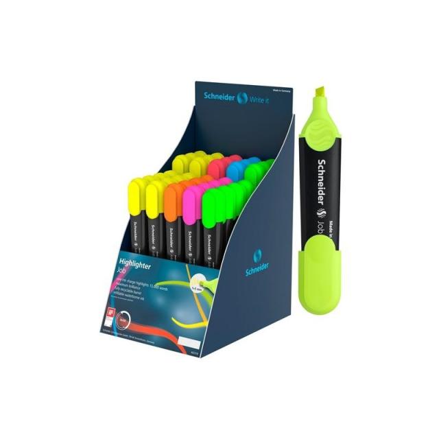 Schneider Schreibgeräte - SCHNEIDER MARCADOR JOB RECARGABLE COLORES SURTIDOS -EXPOSITOR 55U- - Color no elegible