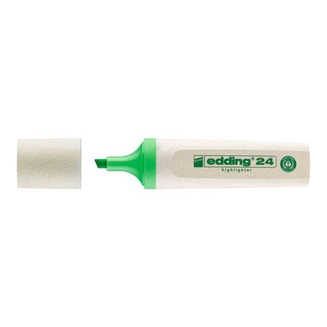Edding - 24 EcoLine marcador 1 pieza(s) Punta de cincel Verde claro