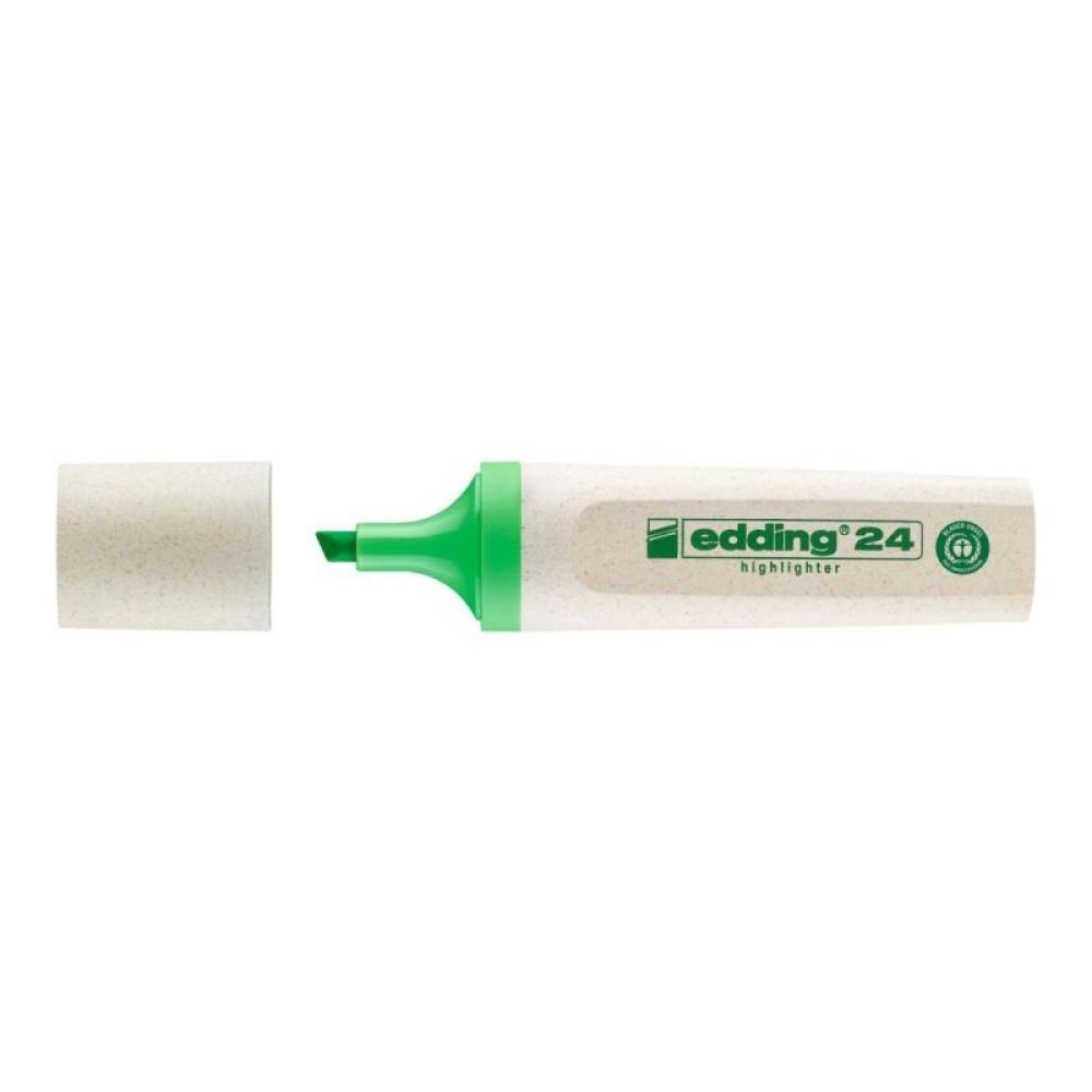 Edding - 24 EcoLine marcador 1 pieza(s) Punta de cincel Verde claro