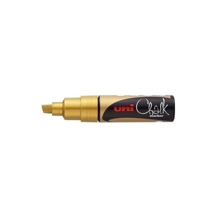 Uni-Ball - Pack 6 Unid. ROTUL.UNIBALL CHALK MARKER PWE-8K ORO 222109000
