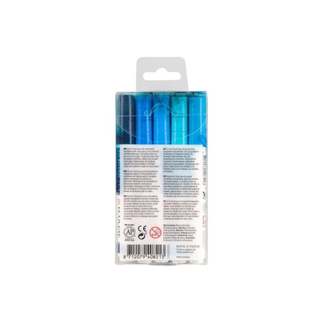 Talens - 11509905 marcador 5 pieza(s) Azul