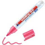 Edding - 95 Glass marcador 1 pieza(s) Punta redonda Rosa