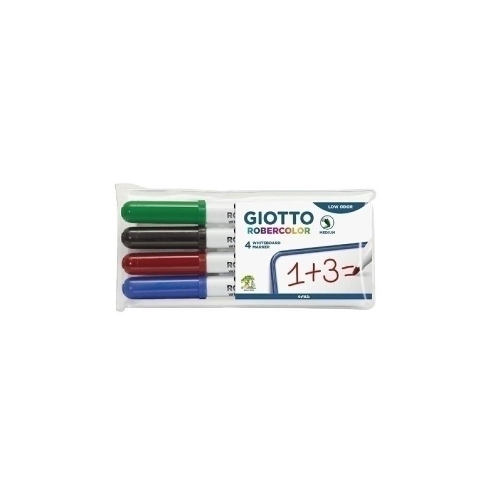 Giotto - F413300 marcador 4 pieza(s) Negro, Azul, Verde, Rojo