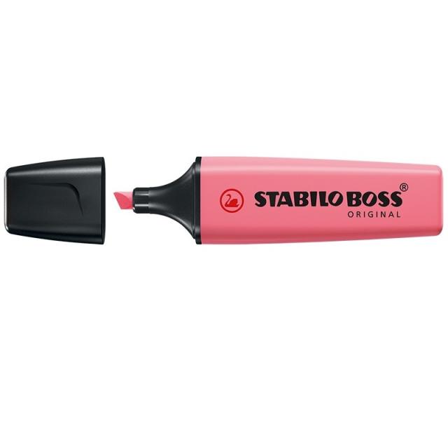 STABILO - Boss Original Pastel marcador 10 pieza(s) Punta de pincel/fina Rosa 70/150
