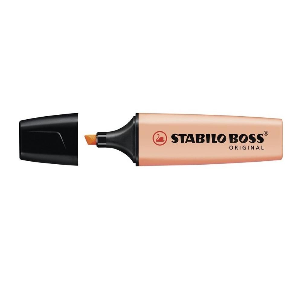 STABILO - BOSS ORIGINAL marcador 10 pieza(s) Punta de cincel Melocotón 70/126