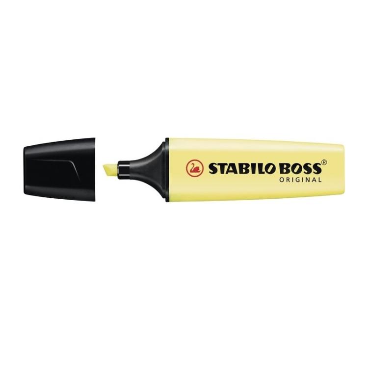 STABILO - BOSS ORIGINAL marcador 10 pieza(s) Punta de cincel Amarillo 70/144