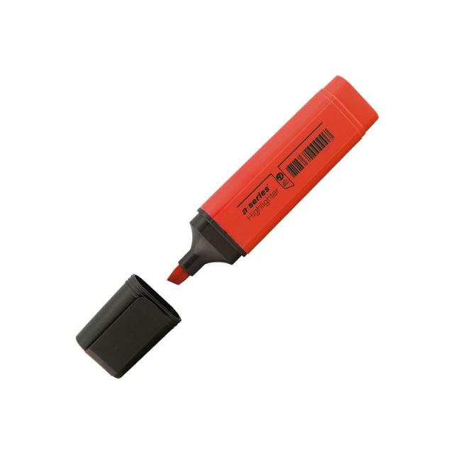 A - SERIES - ROTULADOR FLUORES. A-SERIES ROJO AS0843