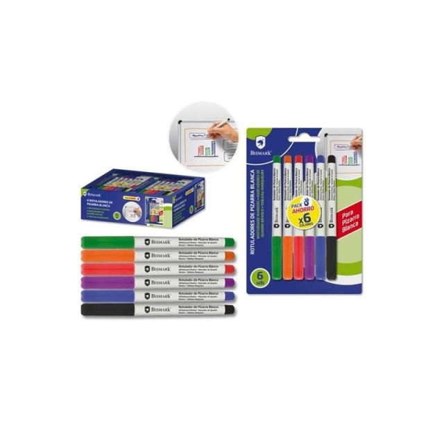 Bismark - 328355 marcador 6 pieza(s) Flexible Multicolor