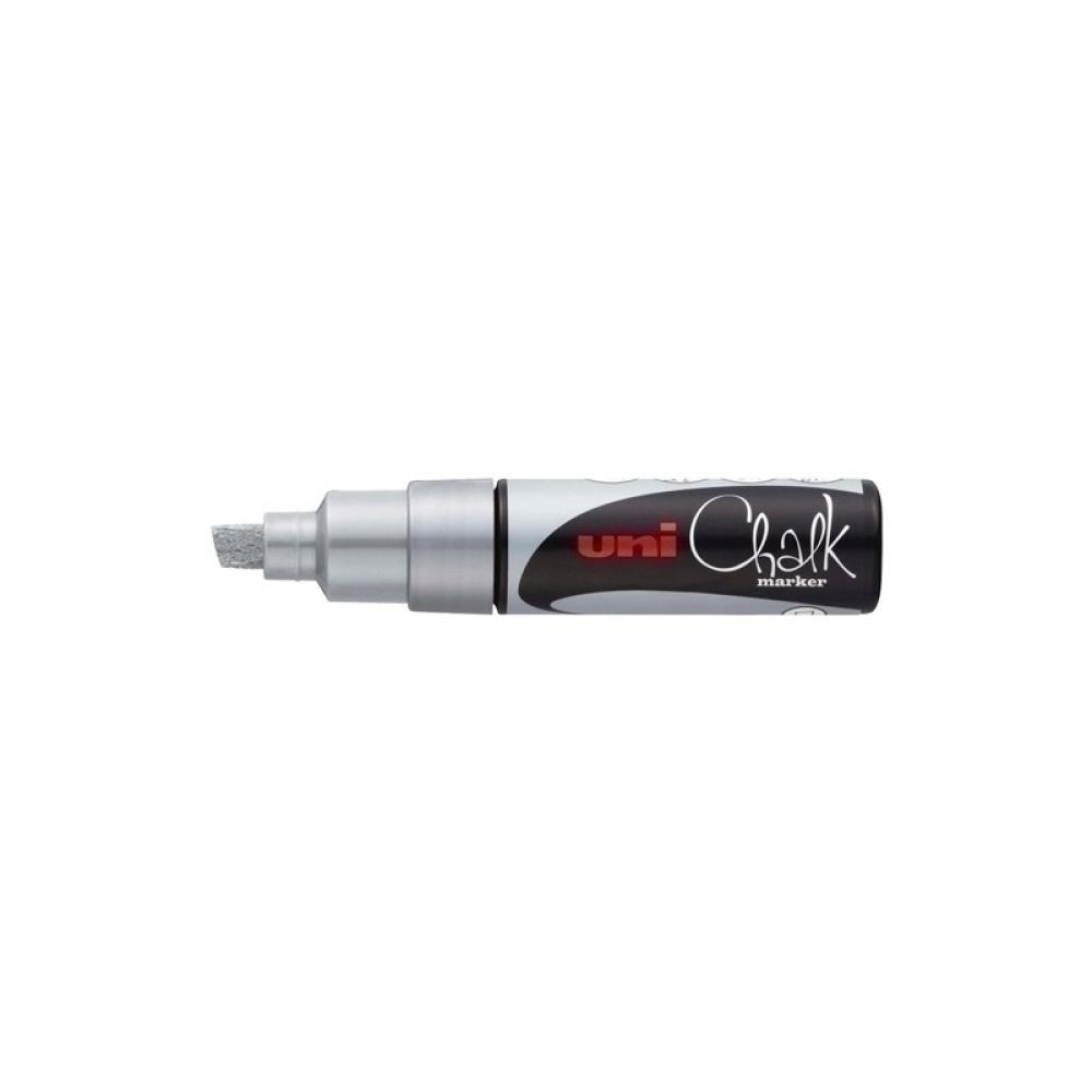 Uni-Ball - ROTUL.UNIBALL CHALK MARKER PWE-8K PLATA -6U- 222117000