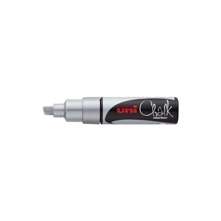 Uni-Ball - ROTUL.UNIBALL CHALK MARKER PWE-8K PLATA -6U- 222117000