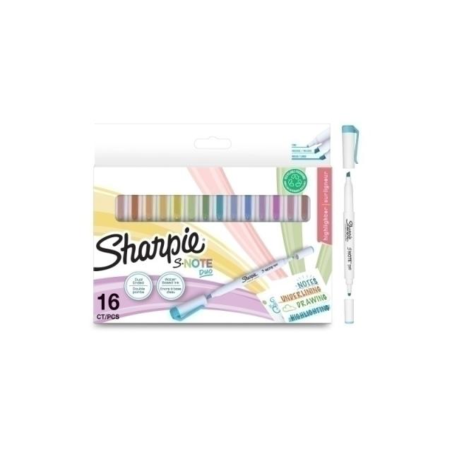 Sharpie - 2182115 marcador 16 pieza(s) Azul, Marrón, Verde, Naranja, Rosa, Púrpura, Amarillo